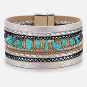 Mariana Turquoise Magnetic Clasp Bracelet