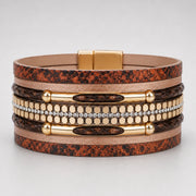 Juliana Black Magnetic Clasp Bracelet
