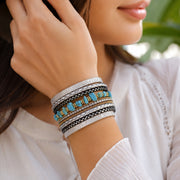 Mariana Turquoise Magnetic Clasp Bracelet