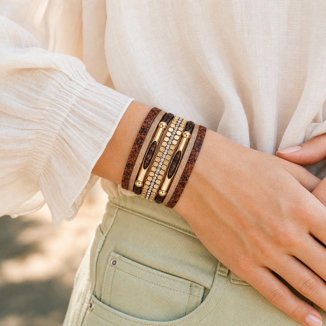Juliana Rust Magnetic Clasp Bracelet