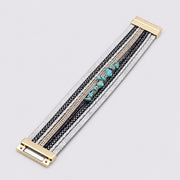 Mariana Turquoise Magnetic Clasp Bracelet