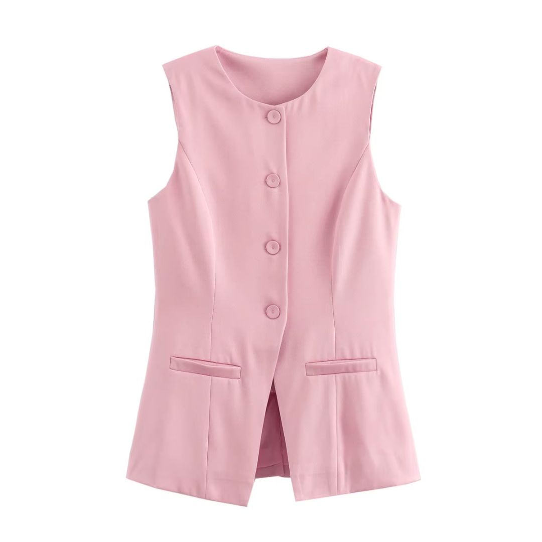 Elara Tailored Longline Vest